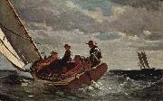 Winslow Homer Breezing Up oil painting reproduction